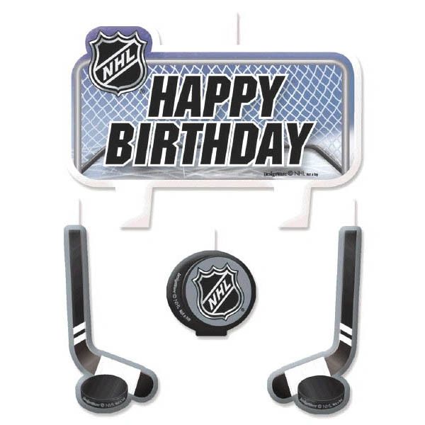 NHL Ice Time! Birthday Candle Set