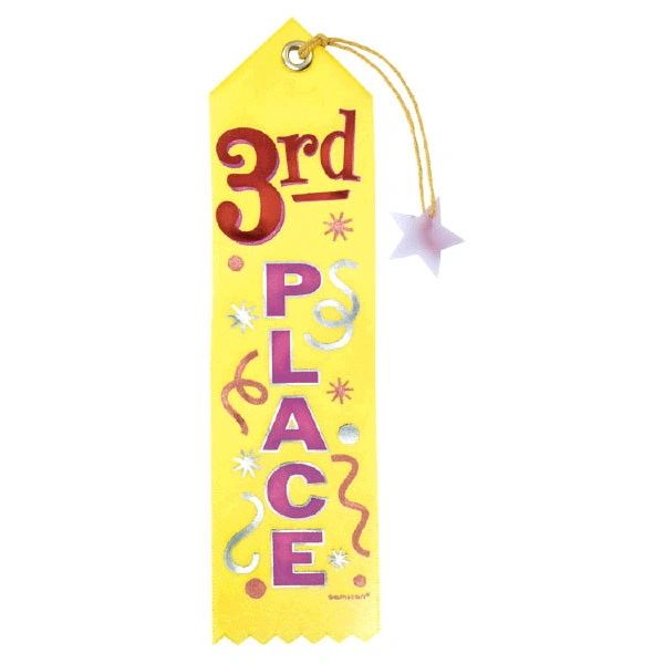 3rd Place Recognition Ribbon
