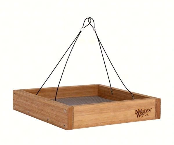 BAMBOO TRAY SEED FEEDER