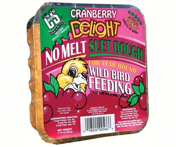SUET CRANBERRY DELIGHT NOMELT SUET 12PK Wild Bird Seed