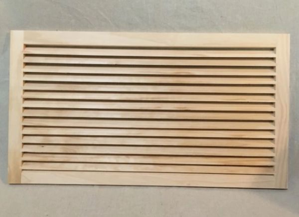 30x16 Wood Return Air Grille (Panel Only) | WoodAirGrille.com