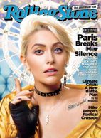 Paris Jackson on Rolling Stone cover with bold makeup and accessories.