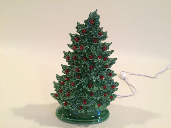 11 inch Holly Christmas Tree