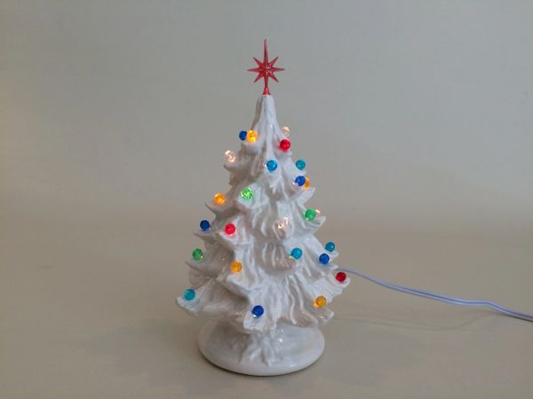 8 inch Small White Christmas Tree