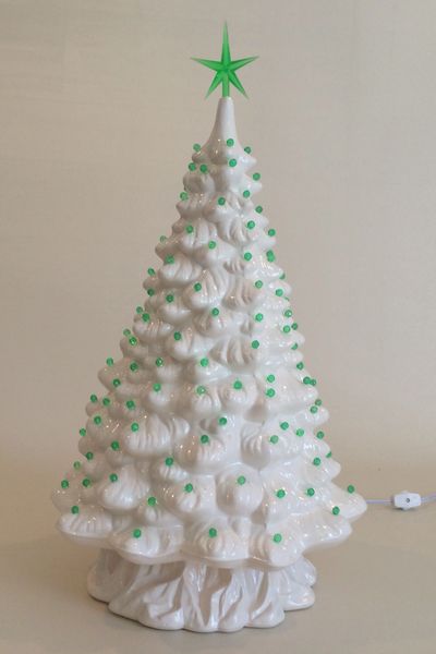 Large 20 Vintage Ceramic Christmas Tree