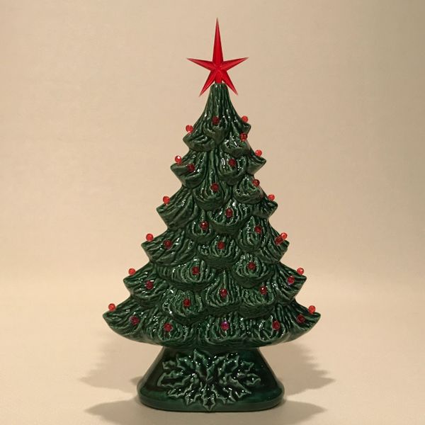 10 inch Green Window Christmas Tree