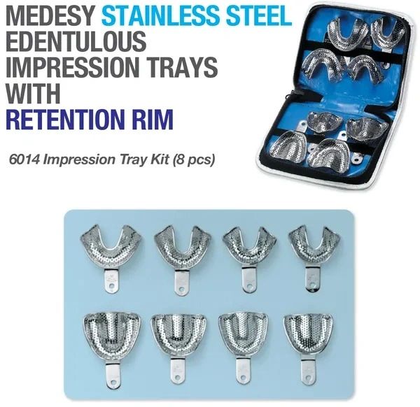 Medesy 6014 Stainlesssteel Edentulous Denture) Impression