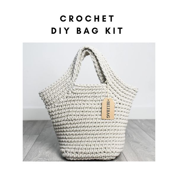 Crochet PYRAMID Bag Pattern Kit, Bilibag Pattern&Tutorial, DIY Bag Kit