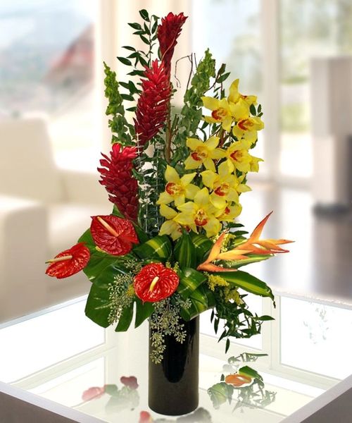 Exotic Tropical Island Bouquet | The Orchid Design Florist in Hawaii