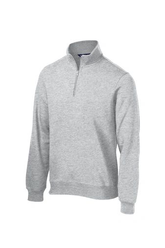 nike club 1 4 zip sweat in grey