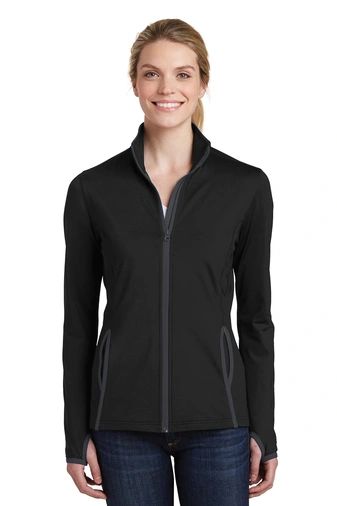 Cooper University - ladies performance jacket two tone with pockets ...