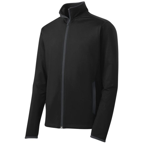 UMMC NICU- men's black performance jacket | Traumawear