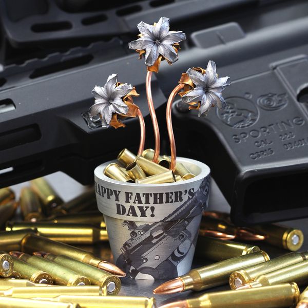 Father S Day Laser Etched Bullet Bouquet Arrangements Bullet Bouquets