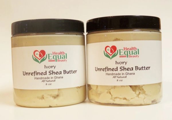 2 for $17.00 Ivory Unrefined Shea Butter 8 oz jar