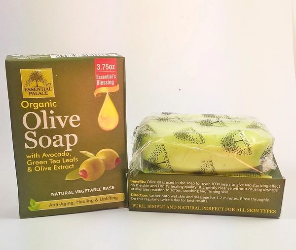 All Natural Organic Moisturizing Olive Soap 3.75 oz