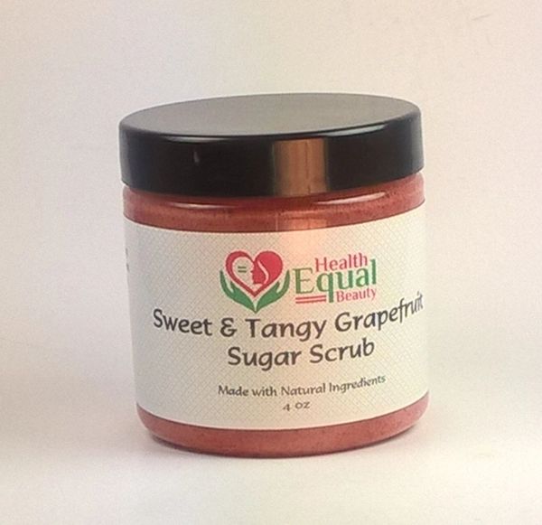 Sweet & Tangy Grapefruit Sugar Scrub