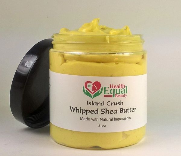 NATURAL Whipped Shea Butter 8 oz jar