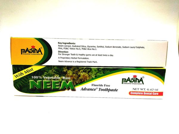 Neem All Natural Toothpaste