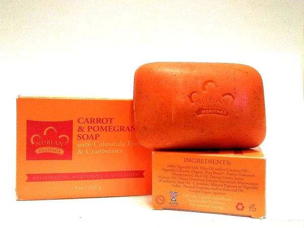 Carrot & Pomegranate Soap 5 oz