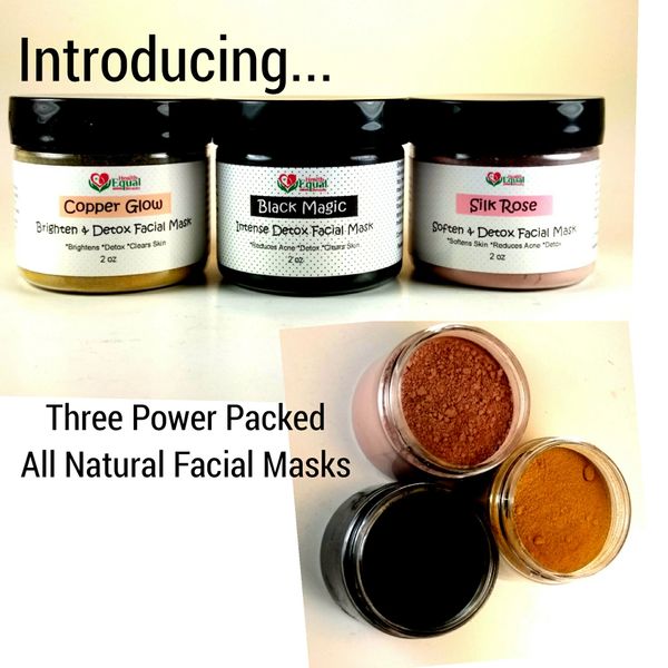 3 Power Packed All Natural Facial Mask Set