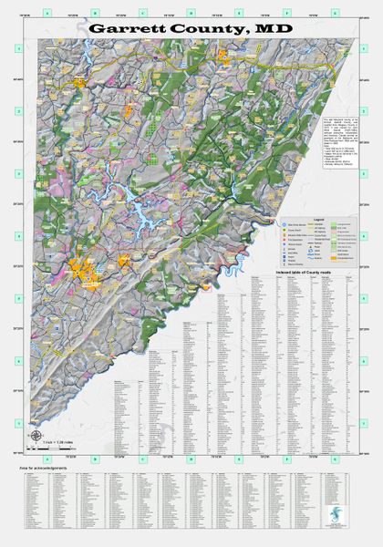 Garrett County Md Map
