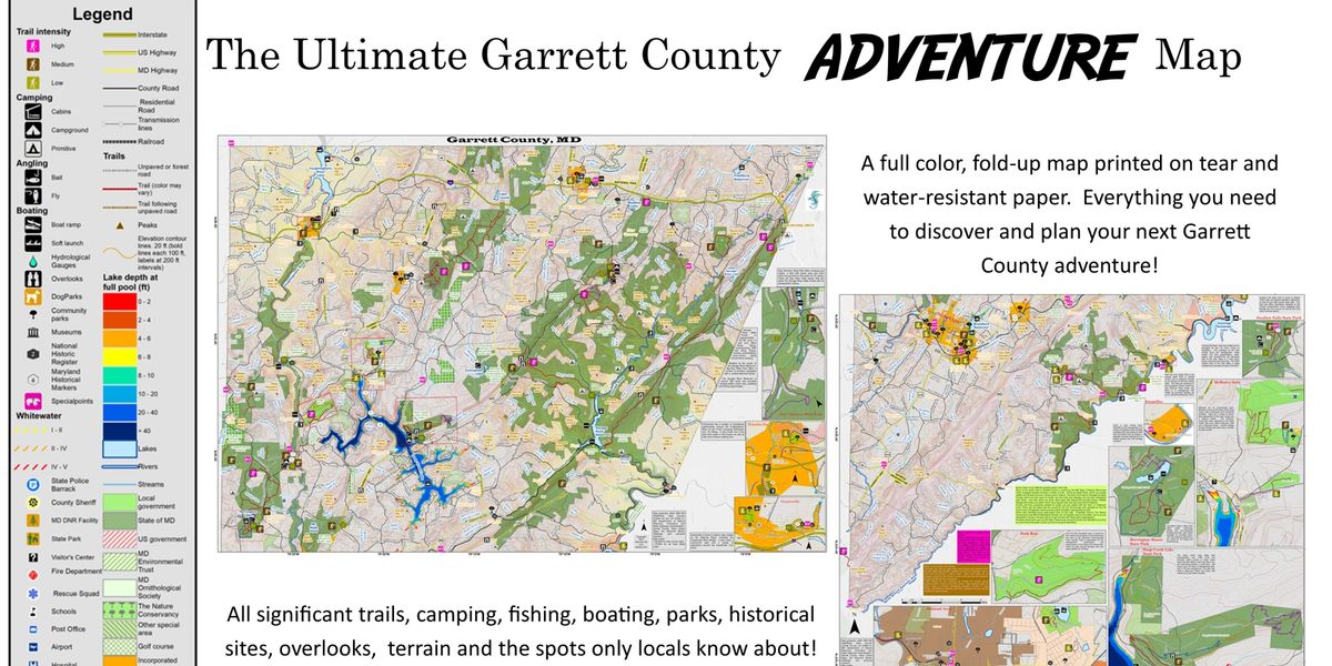 Narrows Hill Llc Maps Of Garrett County And The Region