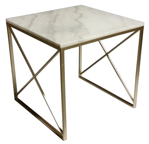 MABEL GOLD MARBLE TABLE