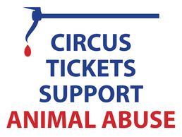 circus protest poster