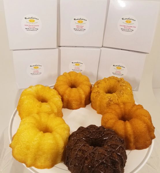 Magnificent 6 Rum Cakes