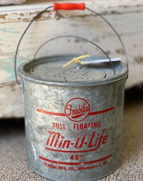 Vintage Minow Bucket | Red Rooster Antique Mall