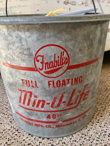 Vintage Minow Bucket | Red Rooster Antique Mall