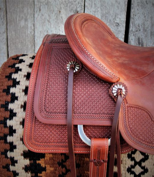 16" DC Cow Horse Gear custom versatility/cowhorse saddle with waf DC