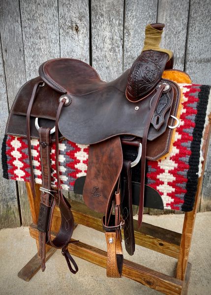 Ranch Style Custom Hair on Cowhide With Buckstitch Knife Block Set Cowboy  Cowgirl Kitchen Rodeo Western Cows Horses Ranch Home 