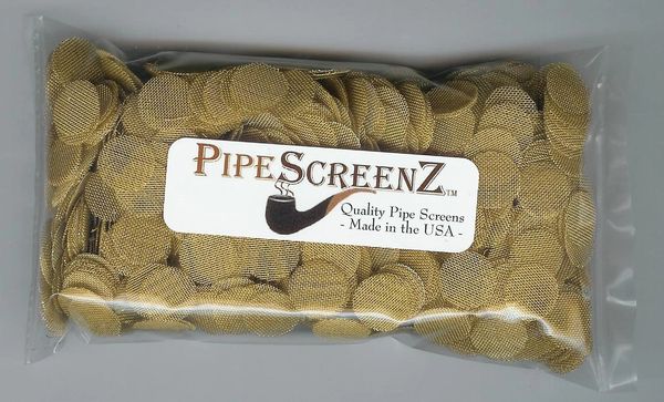 1000+ Count 1/2" (0.500") Brass Pipe Screens Made in the USA!