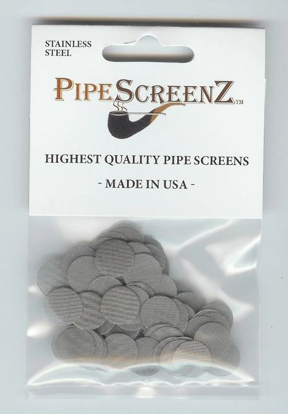 PipeScreenZ™ USA Made 60 MESH 100+ count Stainless Steel PIPE SCREENS 1/2" 