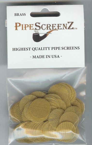 100+ Count 13/16" (0.812") Brass Pipe Screens Made in the USA!