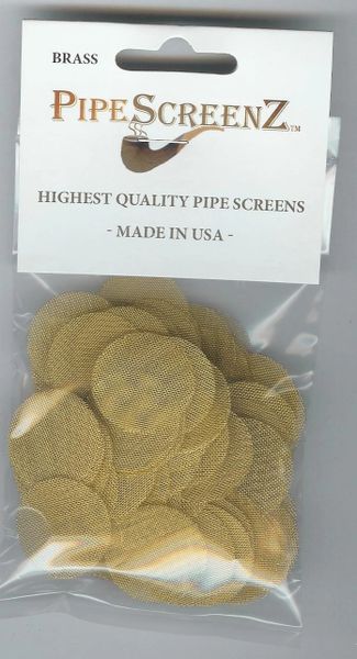 100+ Count ONE INCH (1.00") Brass Pipe Screens Made in the USA!