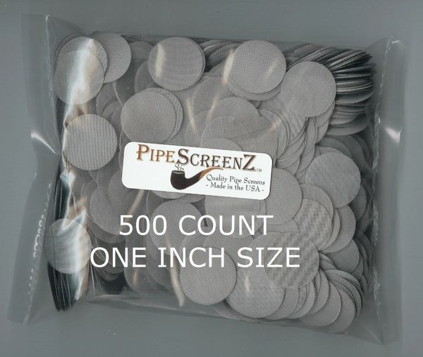 500+ Count ONE INCH Stainless Steel Pipe Screens Made in the USA!