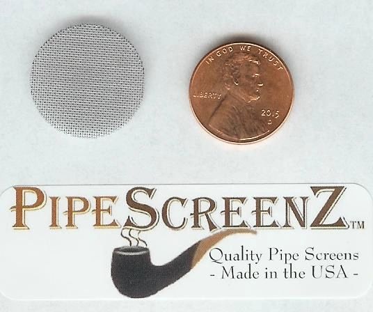Made in USA NEW 100 Stainless Steel Tobacco Pipe Screens 3/4" 0.750" 