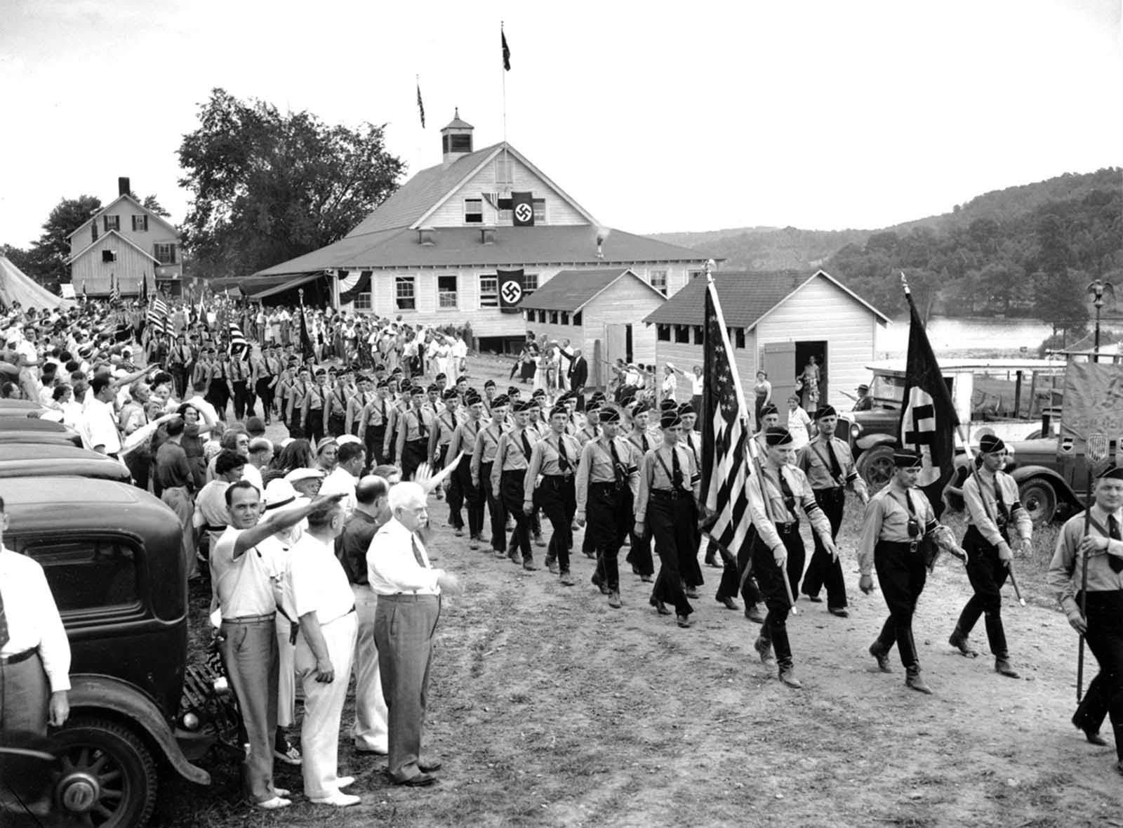 Wunderlich S Salute Highlights Mounting Tensions In The 30s   American Nazis NJ 