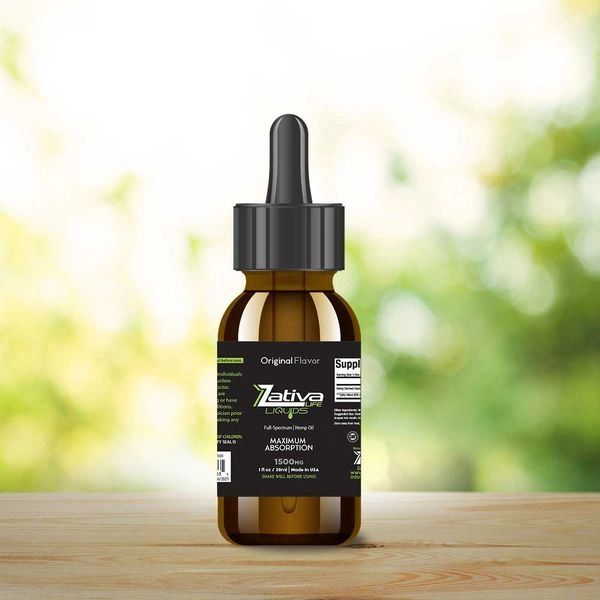 Zativa CBD Full Strength 1500 mg (30 ml) ORIGINAL FLAVOR