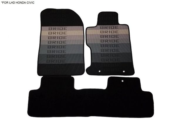 JDM BRIDE Fabric Floor Mats 06-11 Honda Civic 4dr ...