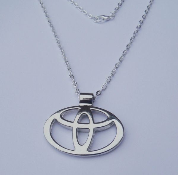 SMALL emblem pendant auto car jewelry z7qq TOYOTA Logo Necklace 