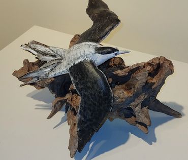 Handcrafted Bird, Vermont Artist
Skimmer, woodworking