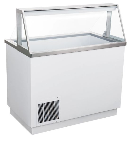 New 8 Tub Ice Cream Display freezer w/LED Internal Lighting, 51-3/4 Long,  Free Shipping - 5 Star Restaurant Equipment