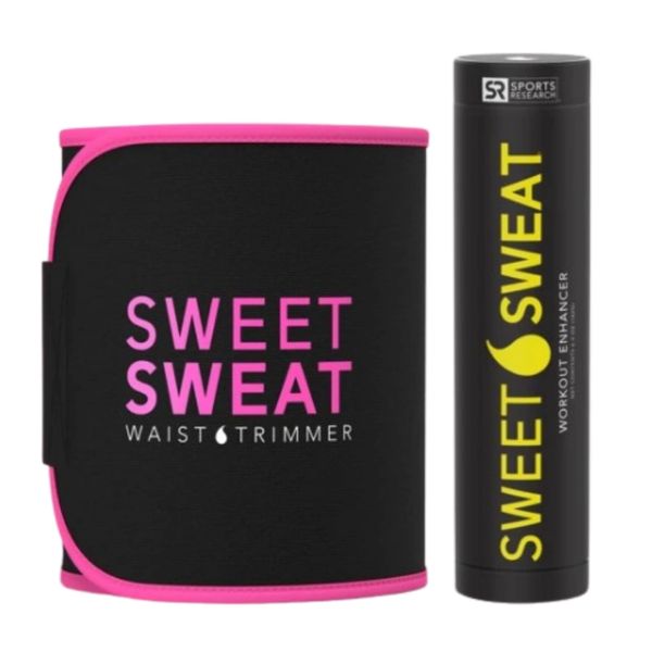 Sweet Sweat Stick 6.4oz + Waist Trimmer Belt Pink
