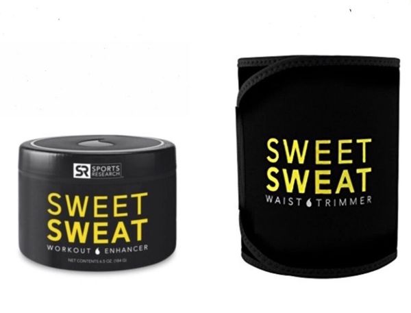 Sweet Sweat Jar (6.5oz) + Sweet Sweat Premium Waist Trimmer