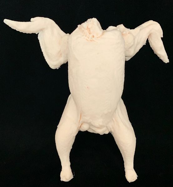 Whole Raw Chicken Ready for Processor Replica FoodFake Food