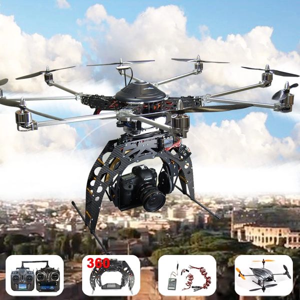 Turbo Ace X88J2 DualOperator Octocopter CRTF w/ 8S &12S & ProDSLR