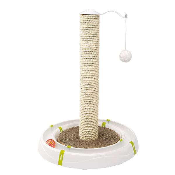 MAGIC TOWER - Cat toy with the shape of a route, complete with scratching area